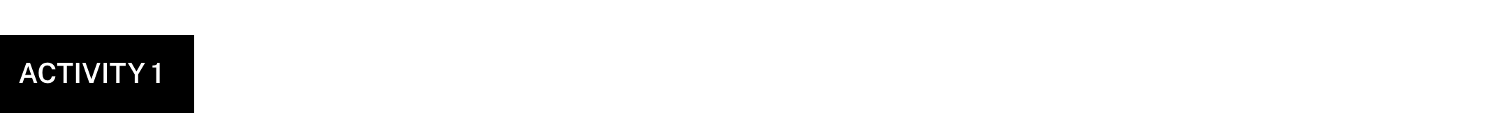 Activity 1