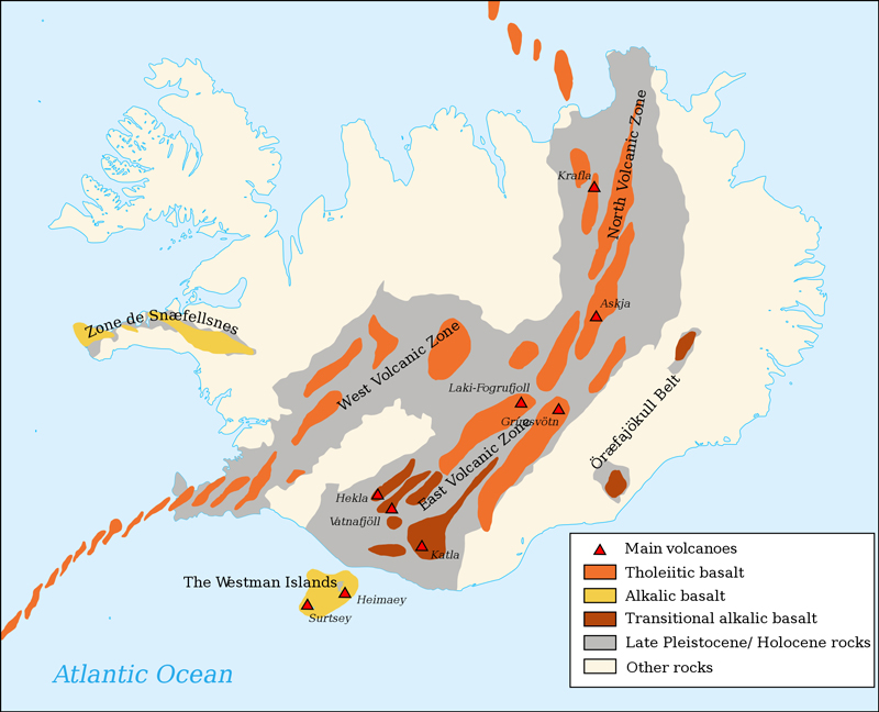 Volcanoes Map