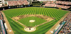 baseball field, uncovered