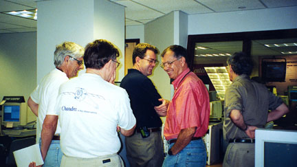 Chandra scientists smiling