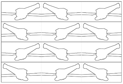 Spacecraft Paper Chain Template