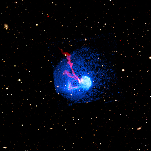 Multiwavelength Image of Abell 1775